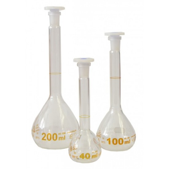 Volumetric Flask with One Graduation Mark Cap 100ml