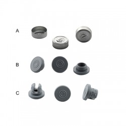 Cap And Closures For 20 Mm Crimp Cap Vials (	Aluminium)