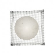 Ceramic Plate, Iron Wire With Ceramic Center, 70 MM