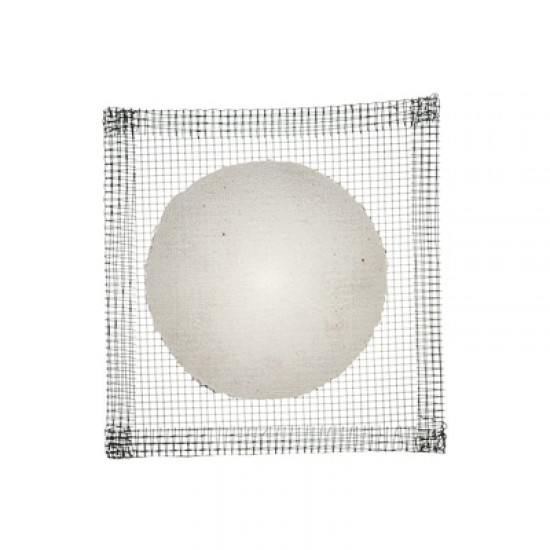 Ceramic Plate, Iron Wire With Ceramic Center, 70 MM Ceramic Plate, Iron Wire With Ceramic Center, 70 MM
