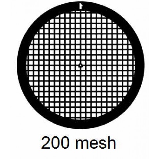 Square 200 mesh, Copper, 100/vial Square 200 mesh, Copper, 100/vial