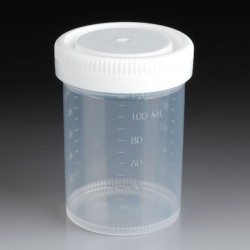 White Plain Container 120Ml, Pk/270 White Plain Container 120Ml, Pk/270