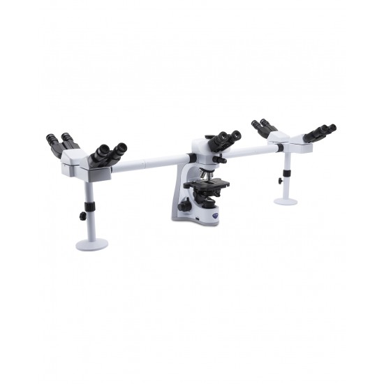 Trinocular discussion microscope, 5-head, 1000x, IOS W-PLAN Trinocular discussion microscope, 5-head, 1000x, IOS W-PLAN