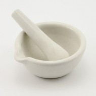 Mortar with Spout and Pestle 100ml Mortar with Spout and Pestle 100ml