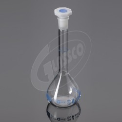 Volumetric Flasks, Clear Glass, Class-B, With PE Stopper, ISO  10ML 10/19