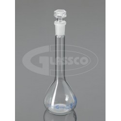 Volumetric Flasks, Clear Glass, Class-B, With Hollow glass Stopper, ISO 1000ML 24/29