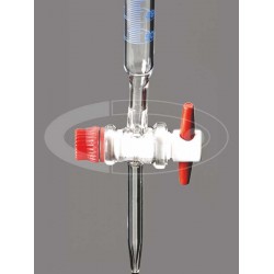 Burettes with PTFE Key stopcock clear glass, Class AS, 50 ML
