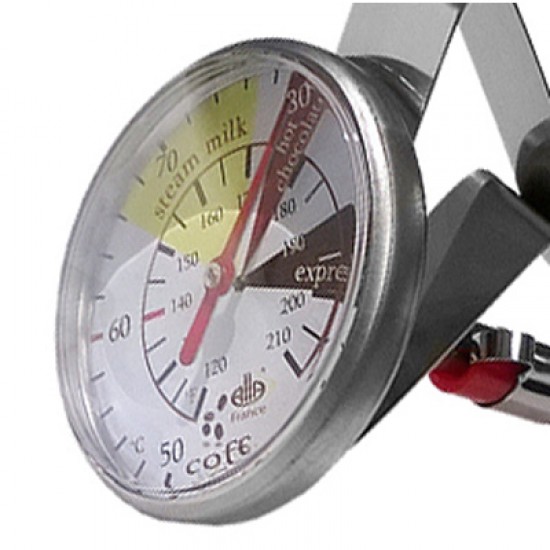 Dial Coffee/Milk thermometer +50+100°C/ +120+210°F - probe 200mm Dial Coffee/Milk thermometer +50+100°C/ +120+210°F - probe 200mm