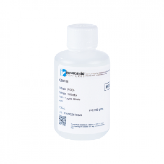 Nitrate standard solution 1000 ppm IC, 125 ML Nitrate standard solution 1000 ppm IC, 125 ML