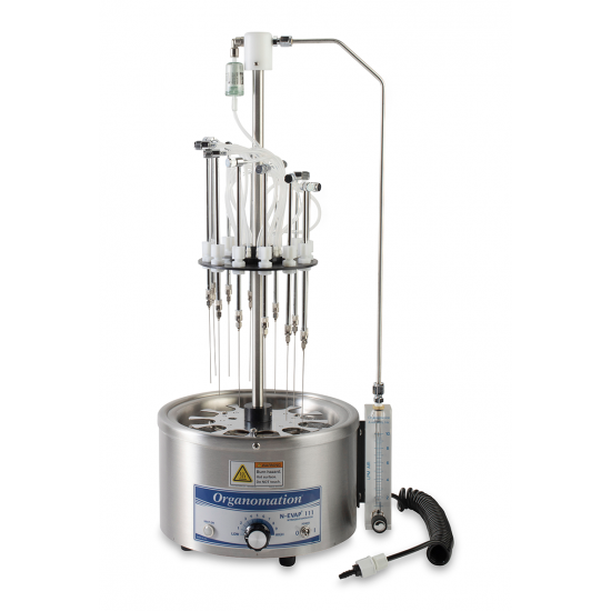 N-EVAP 12 Position Blowdown Nitrogen Evaporator with Water Bath, 240V