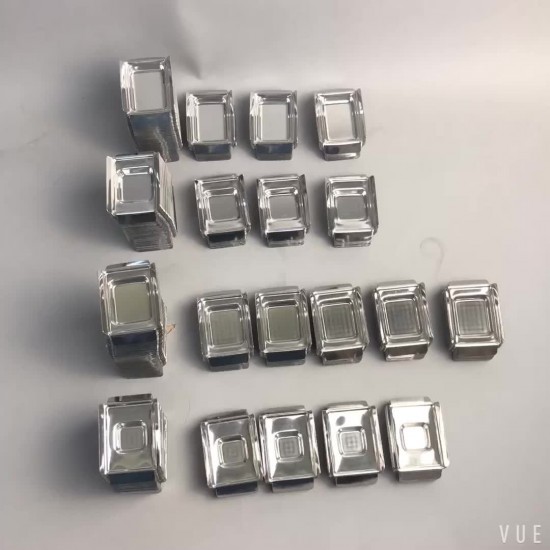 Base moulds (stainless steel) 7 mm x 7 mm x 7 mm (12 pcs.) Base moulds (stainless steel) 7 mm x 7 mm x 7 mm (12 pcs.)