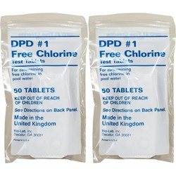 Chlorine - Free (DPD 1) tabs 0 - 5 mg/l Cl2 11.60 (250 tests) Chlorine - Free (DPD 1) tabs 0 - 5 mg/l Cl2 11.60 (250 tests)