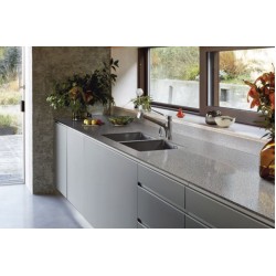 Corian worktop 740cm length& 80cm width.