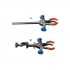 Three finger double adjust clamp (0-60Ø) large, with bosshead (B)