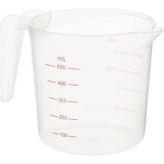 Measuring Beaker with Handle Plastic 500Ml Measuring Beaker with Handle Plastic 500Ml