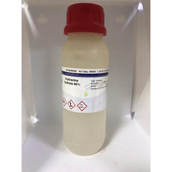 Hydrazine Hydrate 80% 500ml Hydrazine Hydrate 80% 500ml