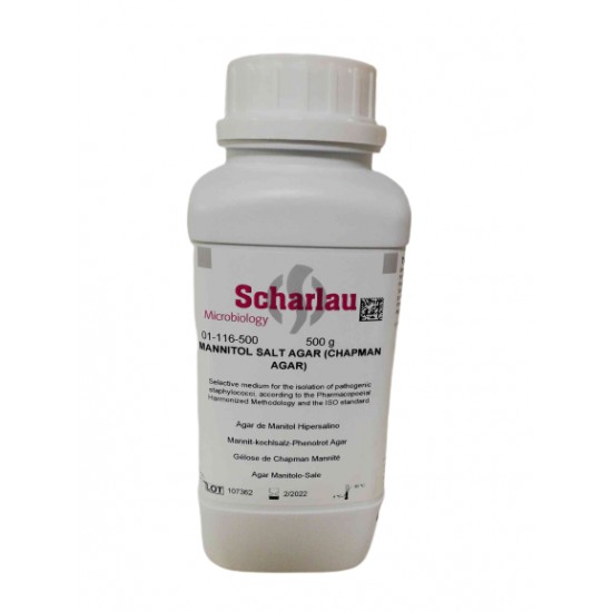 Mannitol Salt Agar (Chapman Agar) 500 G Mannitol Salt Agar (Chapman Agar) 500 G