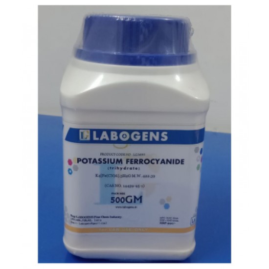 Potassium Ferocyanide (II) Trihydrate 500Gm Potassium Ferocyanide (II) Trihydrate 500Gm