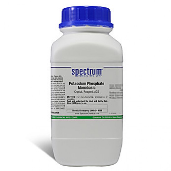 Potassium Phosphate Monobasic, Crystal, Reagent, ACS (4 x 2.5 kg) Potassium Phosphate Monobasic, Crystal, Reagent, ACS (4 x 2.5 kg)